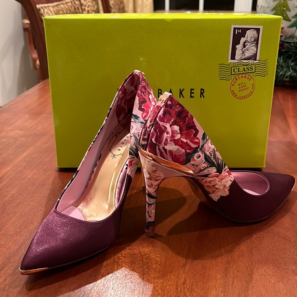 Ted Baker London “Serenity” Floral Heels